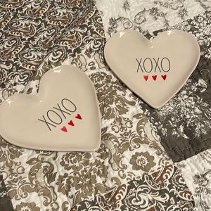 Rae Dunn small snack serving plates, never used